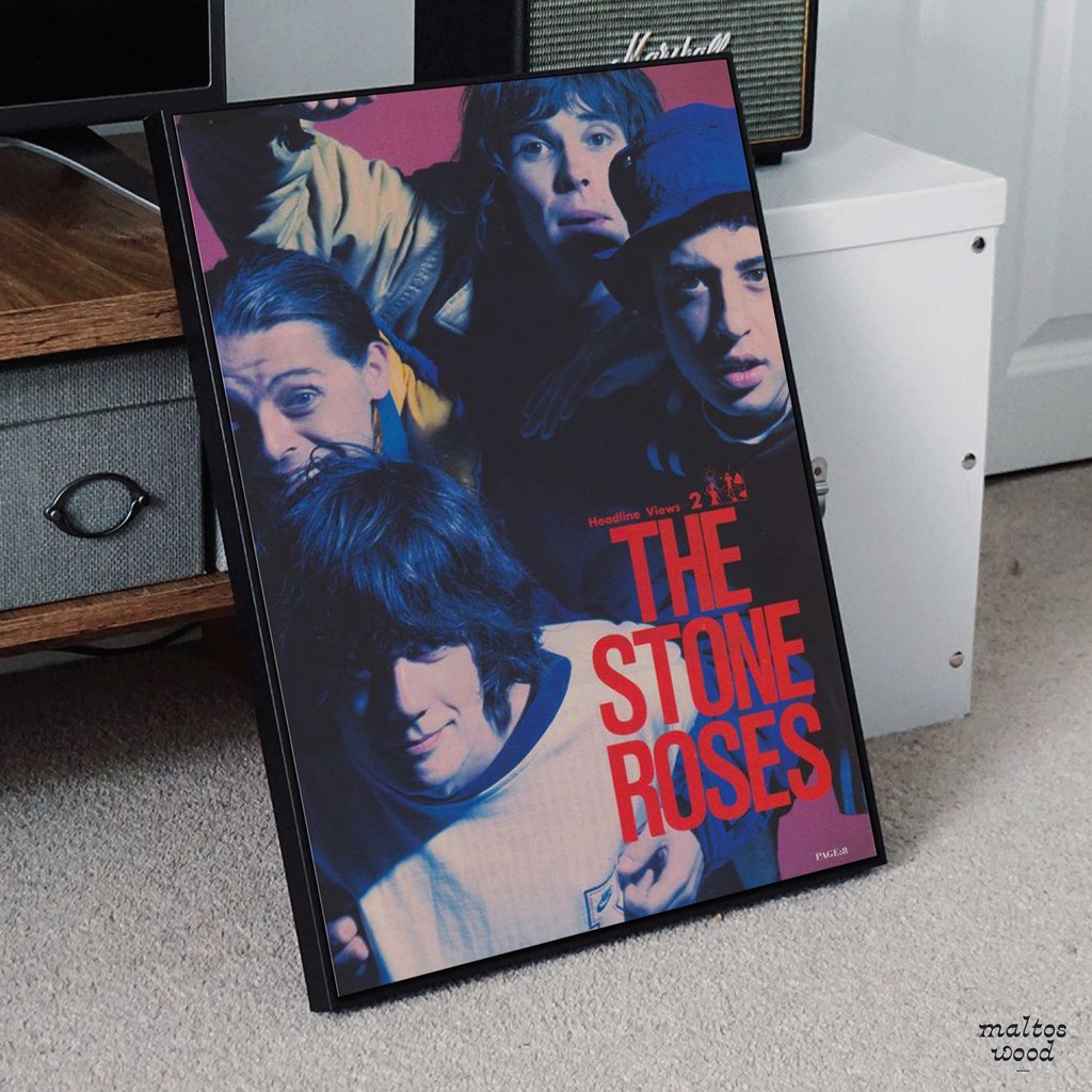 Jual Poster The Stone Roses (Headline View) + Frame | Shopee Indonesia