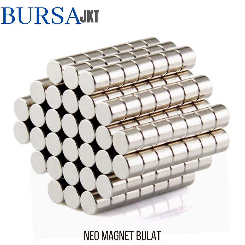 Jual STRONG MAGNET NEODYMIUM NdFeB N50 BULAT KOIN SUPER KUAT | Shopee ...