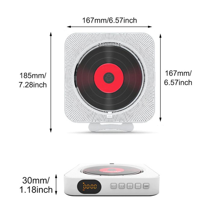 Jual DVD VCD MP3 KPop BTS Media Player Portable Bluetooth Bisa Charge ...