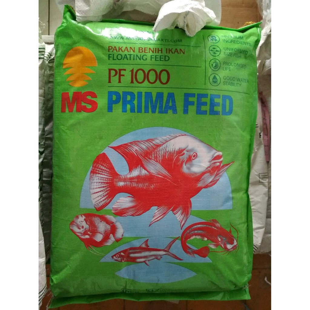 Jual Pakan Ikan Pf Untuk Benih Ikan Repack Kg Prima Feed Shopee Indonesia