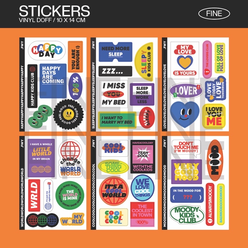 Jual FINE - STICKER | Shopee Indonesia