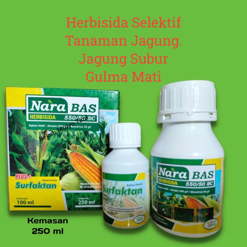 Jual Herbisida Selektif Nara Bas 550 Sc 250ml Mengendalikan Gulma