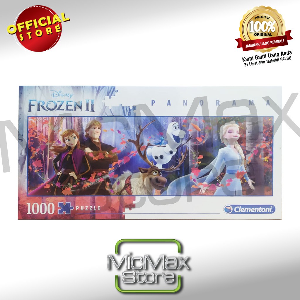 Jual Clementoni 1000 Puzzle Disney Frozen 2 II Panorama | Shopee Indonesia