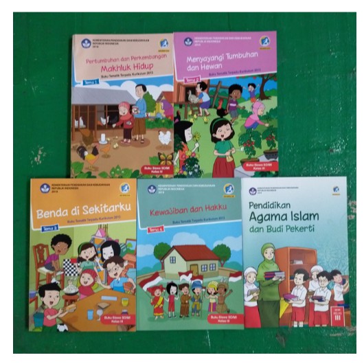 Jual Paket Buku Siswa Tematik Terpadu K13 Dikbud Kelas 3 Semester 1 ...