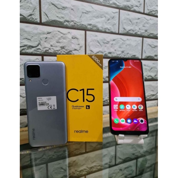 Jual Realme C15 4/64 MediaTek & Snapdragon Second Nominus Fullset ...