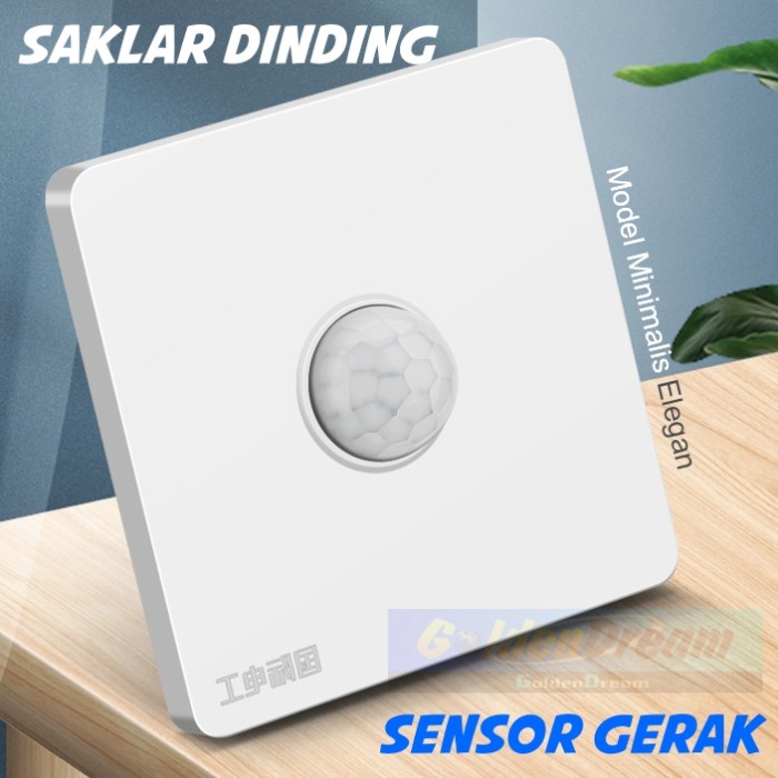 Jual Model Minimalis Saklar Dinding Sensor Gerak Pir Wall Lampu