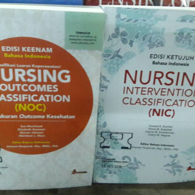 Jual Buku Nursing Outcomes Classification Nursing Intervertion Classification Edisi Ketujuh