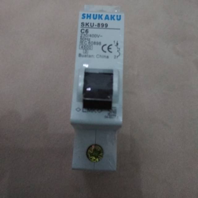 Jual MCB Listrik MCB 6 Ampere SHUKAKU MCB Listrik SNI MCB SNI Sekering ...