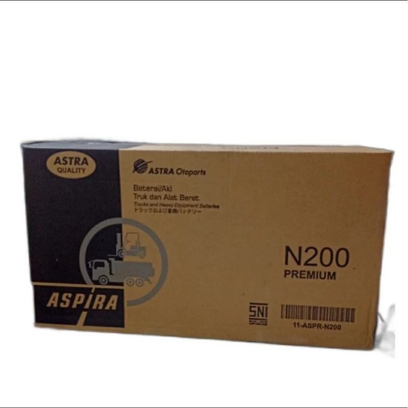 Jual Aki Basah / Accu / Battery Basah N200 / N-200 / N 200 (ASPIRA