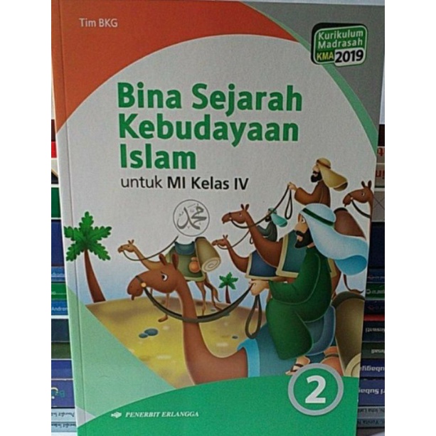 Jual Buku Bina Sejarah Kebudayaan Islam SKI MI Kelas 3 4 5 6 Erlangga ...