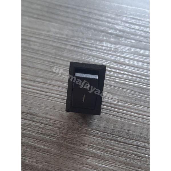 Jual Saklar rocker switch ON-OF Hitam 2 pin- Switch Hitam ON-OFF 2 kaki ...