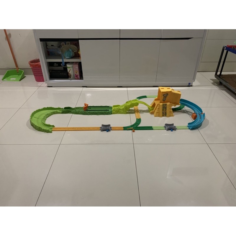 Jual thomas and friends trackmaster turbo jungle set used Shopee