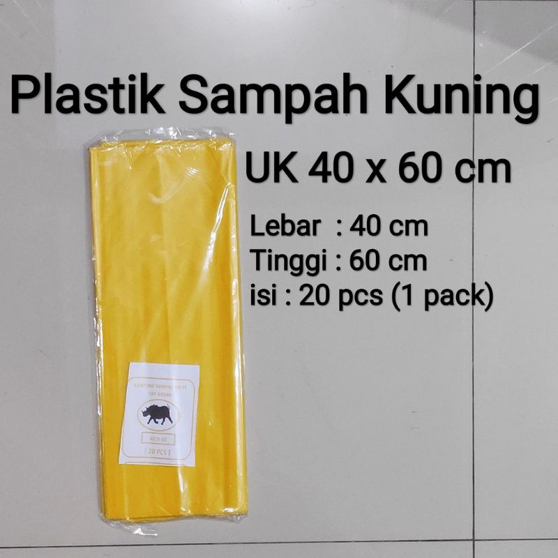 Jual Hd Sampah Plastik Sampah Kuning Shopee Indonesia