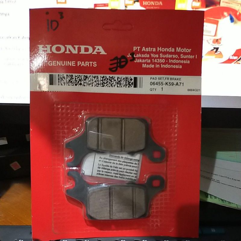 Jual Dispad Discpad kampas rem depan Vario 160 Vario 150 esp 2018 2019 ...
