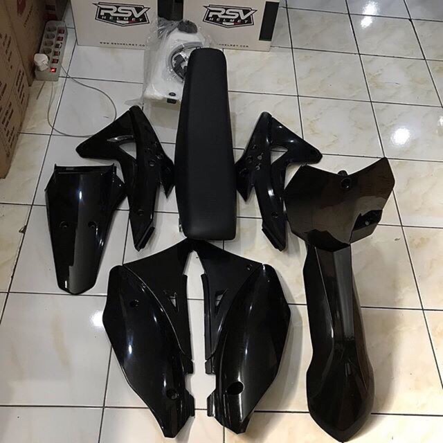 Jual body set gordon hitam full pnp klx dtracker | Shopee Indonesia