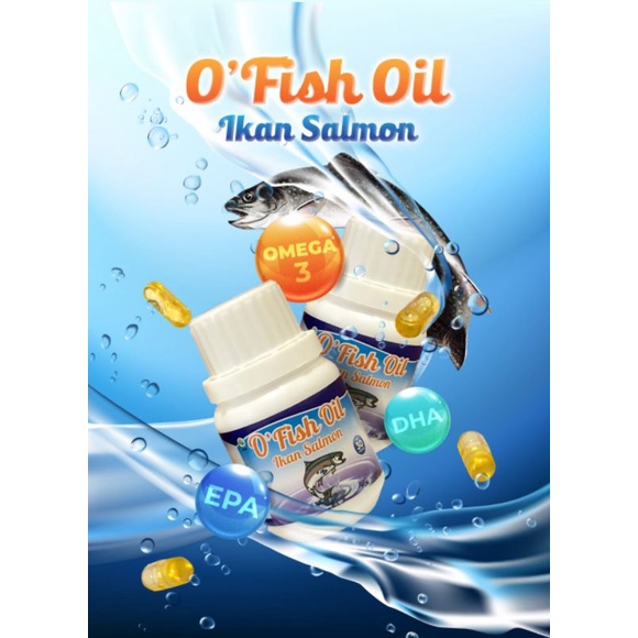 Jual BEST SELLER Minyak Ikan Salmon O'Fish Oil Penambah Nafsu Makan