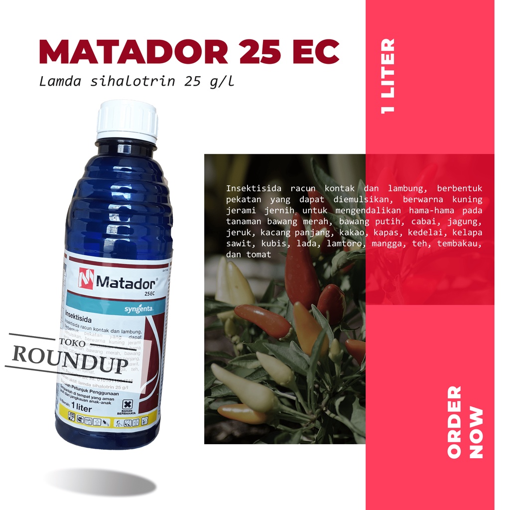 Jual Matador Ec Liter Ml Insektisida Pembasmi Hama Tanaman Shopee Indonesia