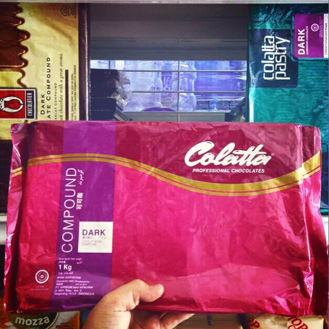 Jual Colatta Dark Compound Chocolate 1KG / Colatta DCC 1KG | Shopee ...