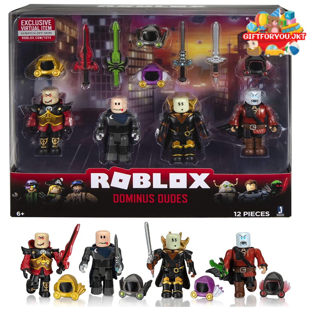 Roblox Dominus Dudes Four Figure Pack [Includes Exclusive Virtual