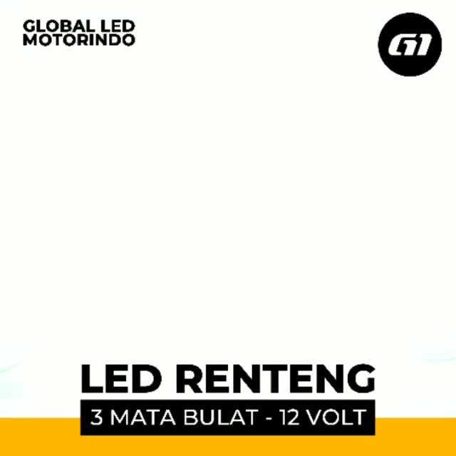 Jual WERACE LED Renteng / Module 3 Mata Bulat 12V /24V Jual Per Biji ...