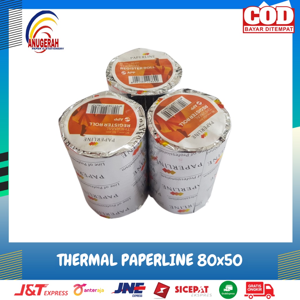 Jual Kertas Thermal Thermal Paperline X Telstruk Kertas Kasir Struk Kasir Pcs