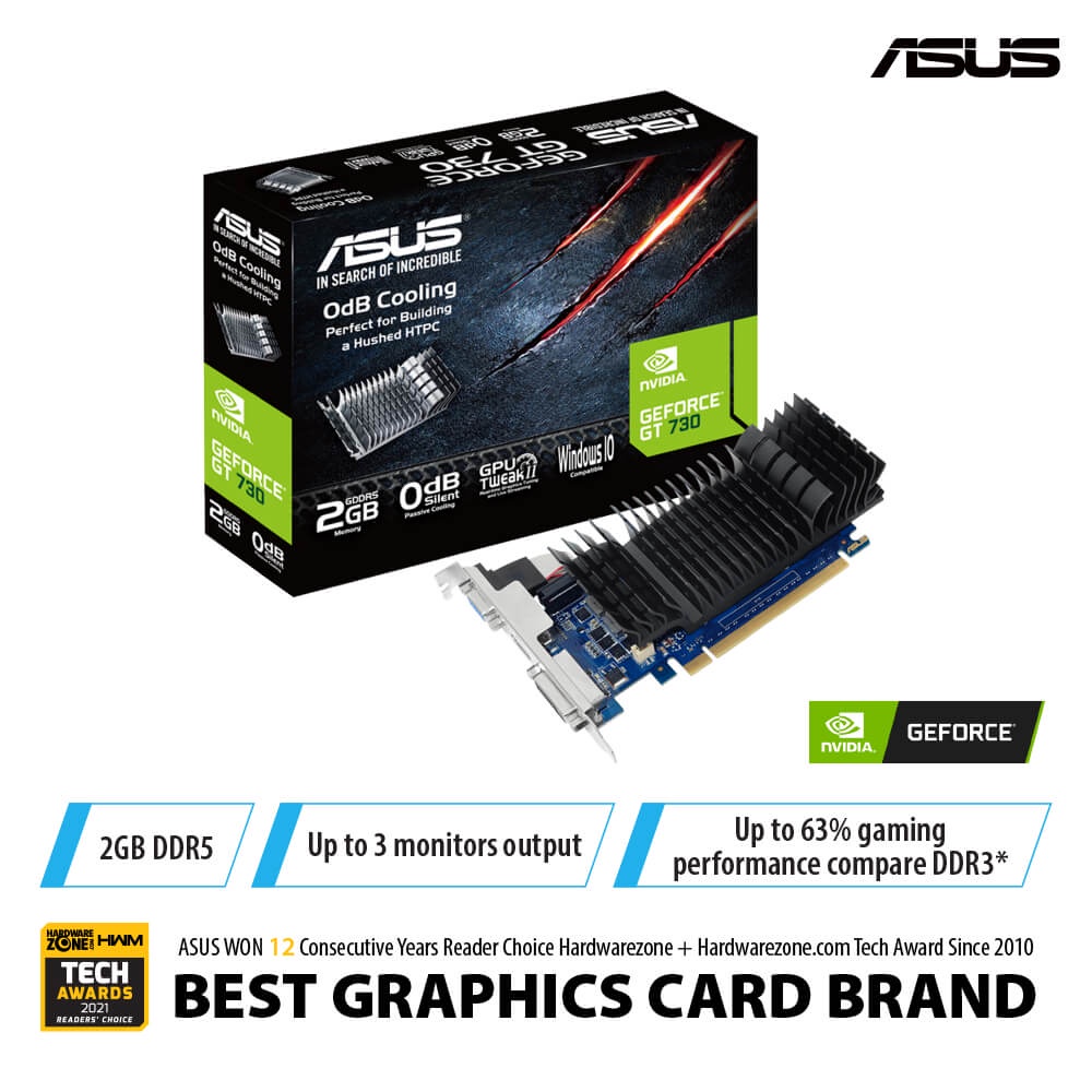 ASUS GeForce GT 730 2GB GDDR5 Graphics Card price in Bangladesh