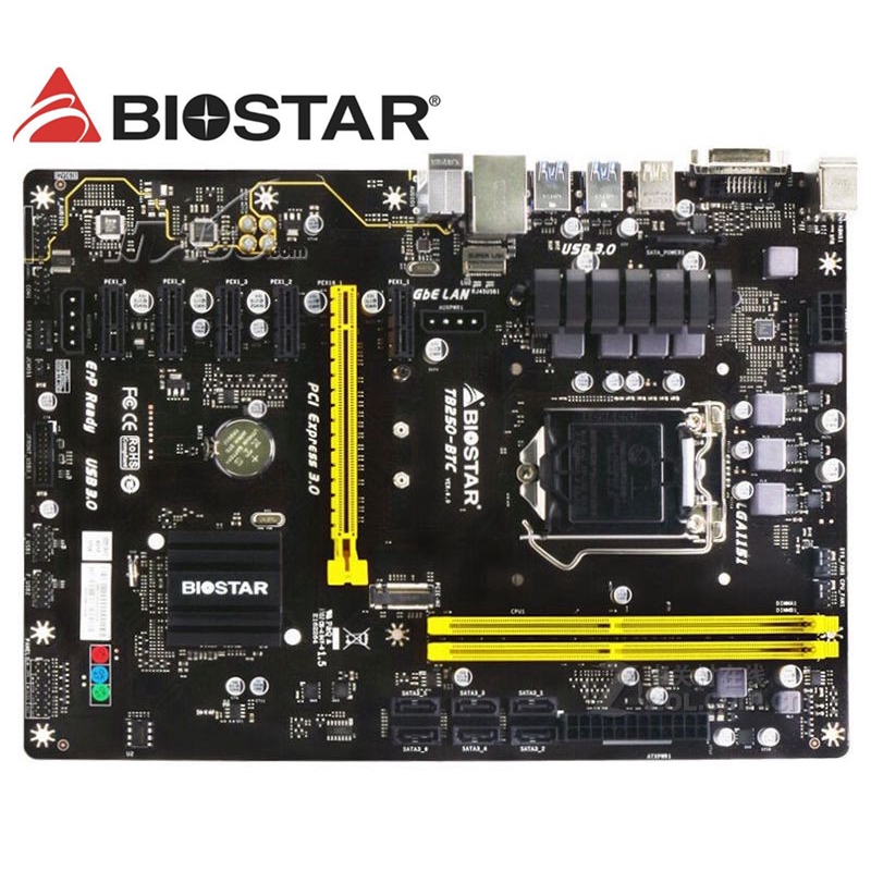 Biostar TB250-BTC マイニング GPU グラフィックボード - PCパーツ