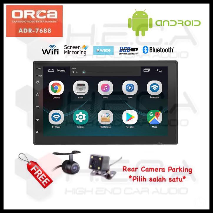 Jual ORCA ADR-7688 Android 7 inch Head Unit Double Din Tape Mobil ...