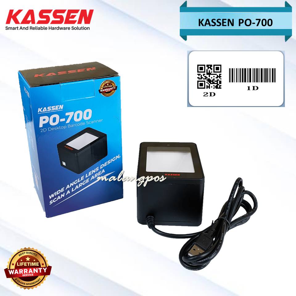 Jual BARCODE SCANNER KASSEN PAYMENT BOX 2D OMNI PO-700 PO700 USB ...