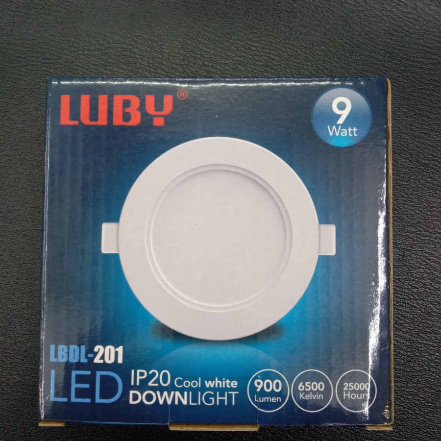 Jual LUBY LED Down Light Panel Inbow 9 Watt LBDL-201 (Garansi Resmi ...