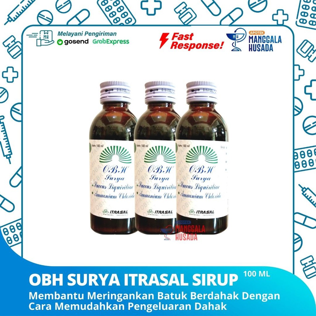 Jual Obh Surya Itrasal 100 Ml Shopee Indonesia