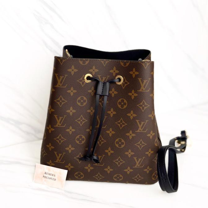 Jual Tas LV Louis Vuitton Monogram Neonoe Brown Caramel Coklat