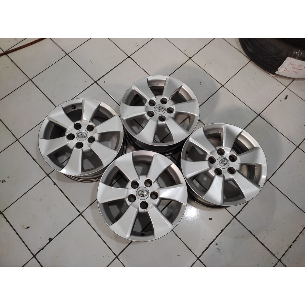 Jual VELG BEKAS COPOTAN MOBIL ALPHARD R16 PCD 5X114 BISA TT DAN CICILAN ...