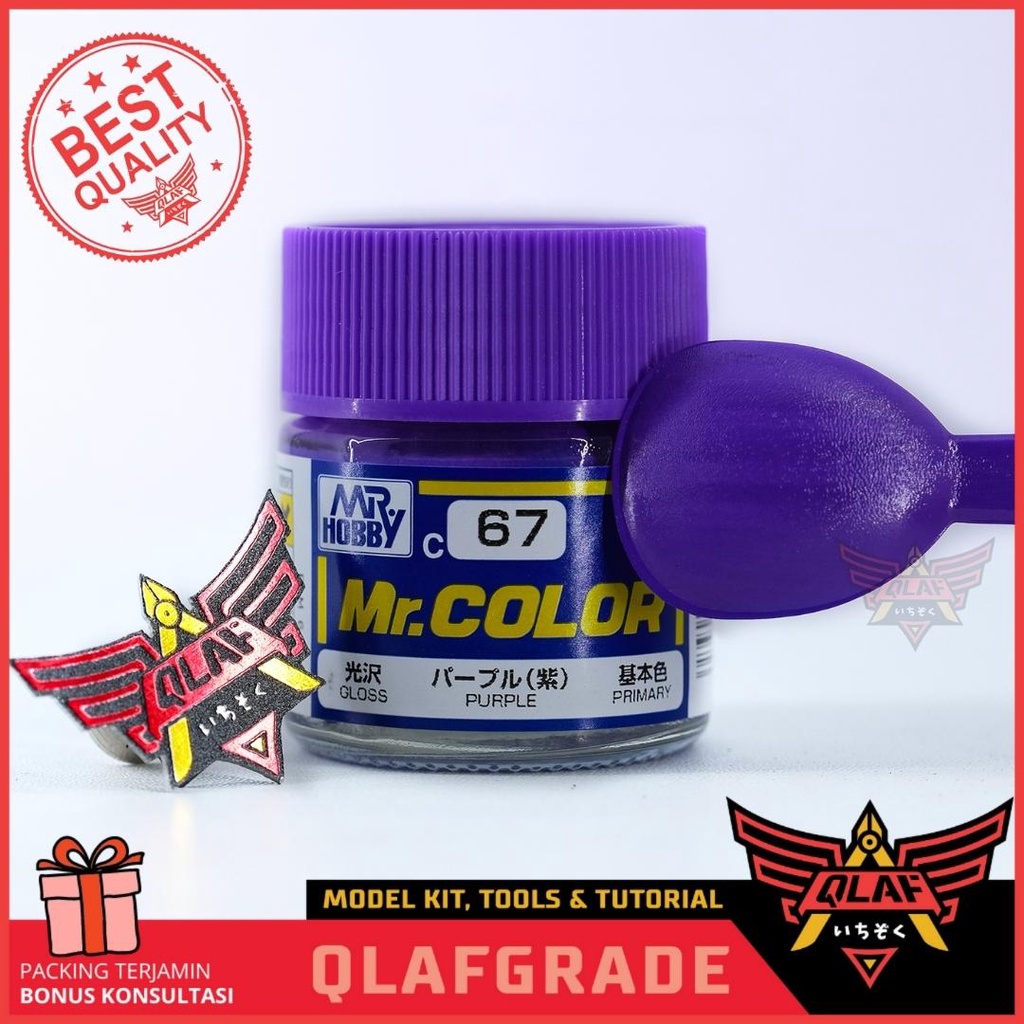 Jual Mr Color PURPLE C67 C 67 cat lacquer airbrush gundam mr hobby ...