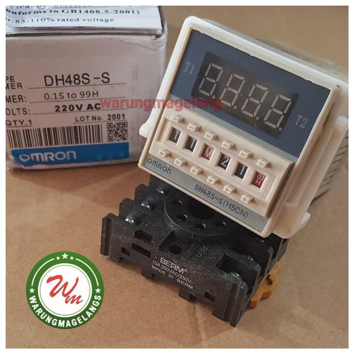 Jual CH OMRON DH48S-S DIGITAL TIMER PRECISION DELAY TIME RELAY