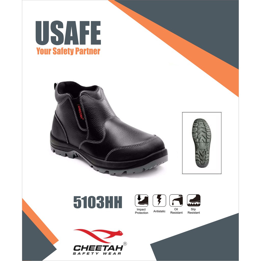 Jual Bonus Kaos Kaki Premium Sepatu Safety Cheetah 5103hh 5103 Hh