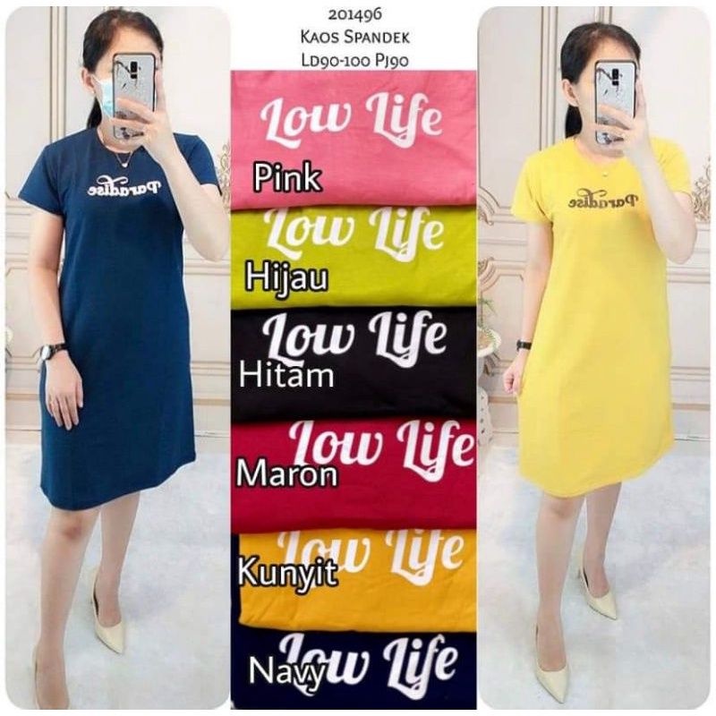 Jual BAJU WANITA DRESS LENGAN PENDEK PREMEUM | Shopee Indonesia