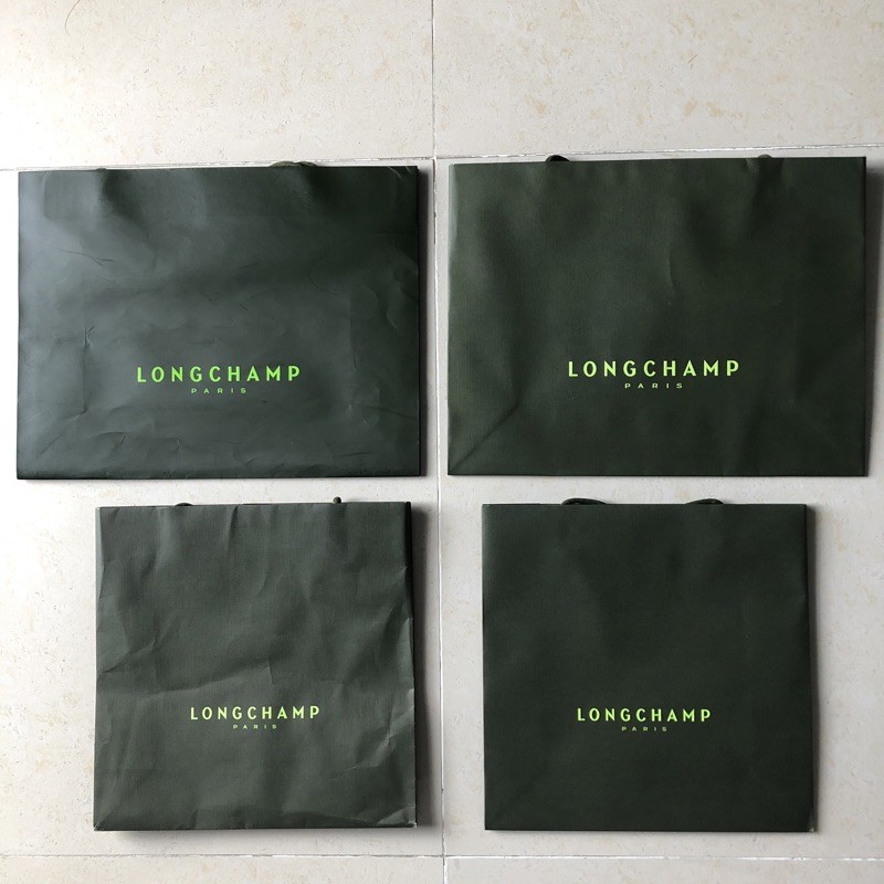 Paper shop bag longchamp