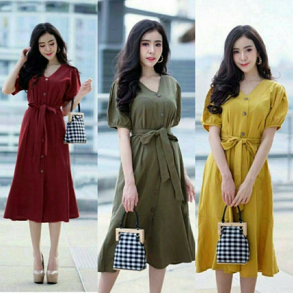 Model baju outlet dress casual