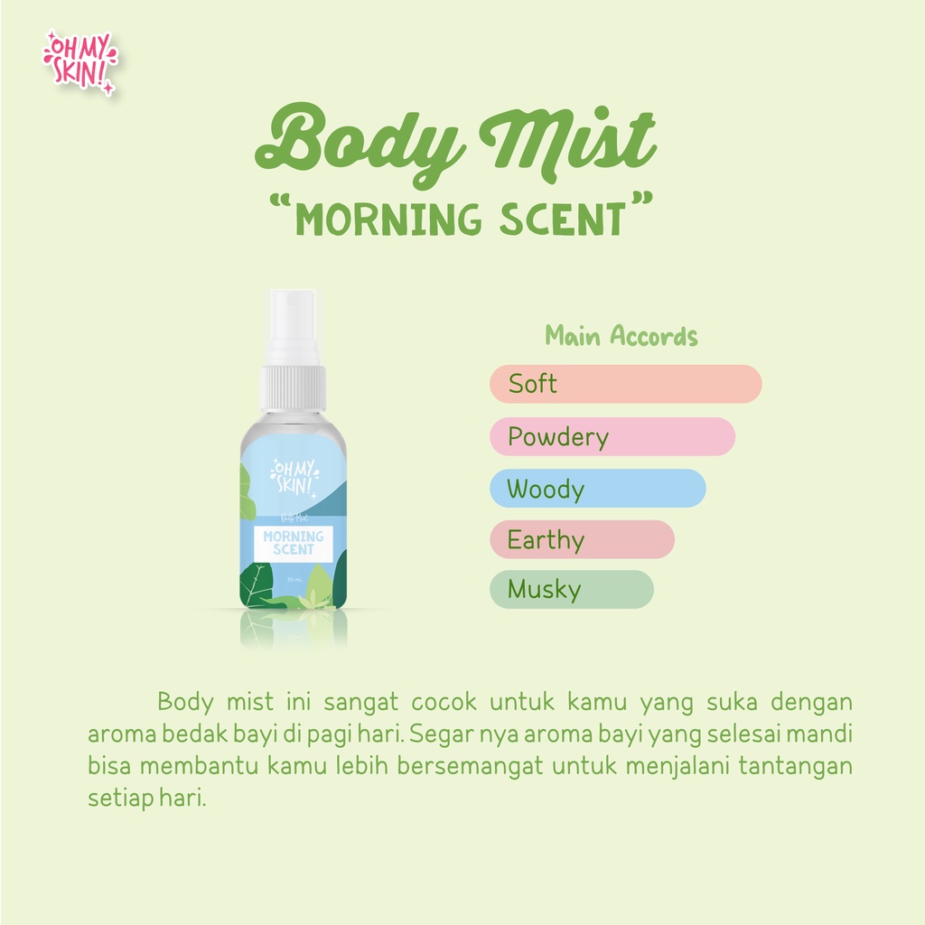 Jual Oh My Skin! Body Mist Parfum Badan | Shopee Indonesia
