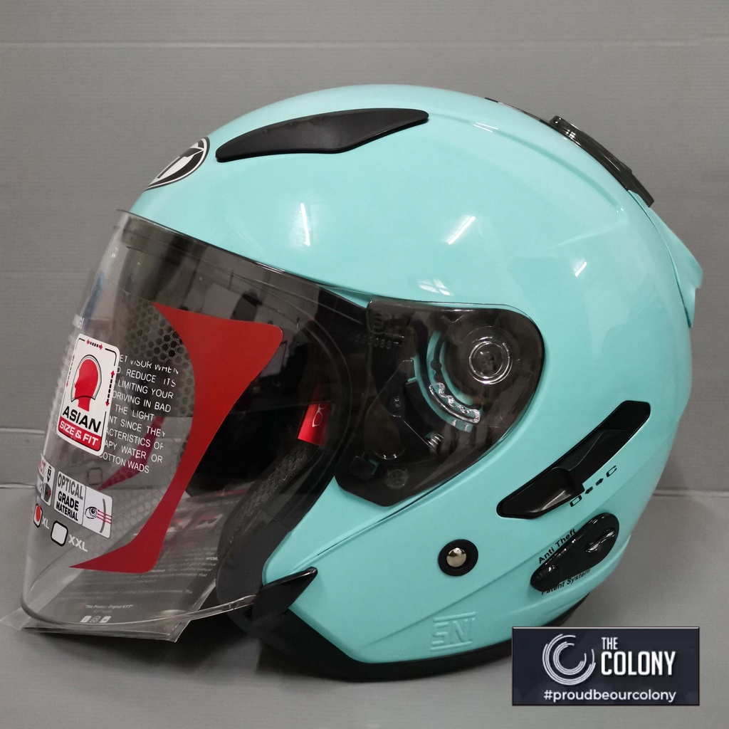 Jual HELM KYT GALAXY SLIDE FLAT R SOLID BLACK DOFF KYT GALAXY FLAT R