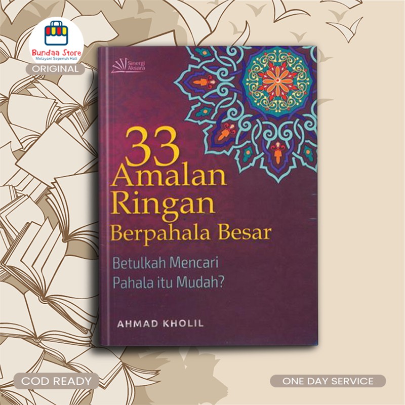 Jual BUKU MOTIVASI ISLAM 33 AMALAN RINGAN BERPAHALA BESAR | Shopee ...