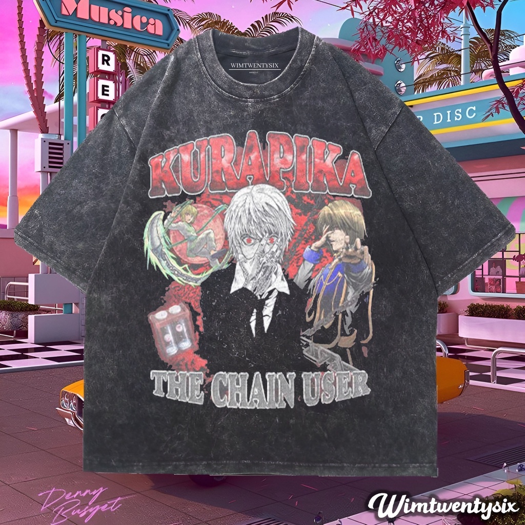 Jual KAOS ANIME HUNTER X HUNTER KURAPIKA THE CHAIN USER WASHING VINTAGE ...