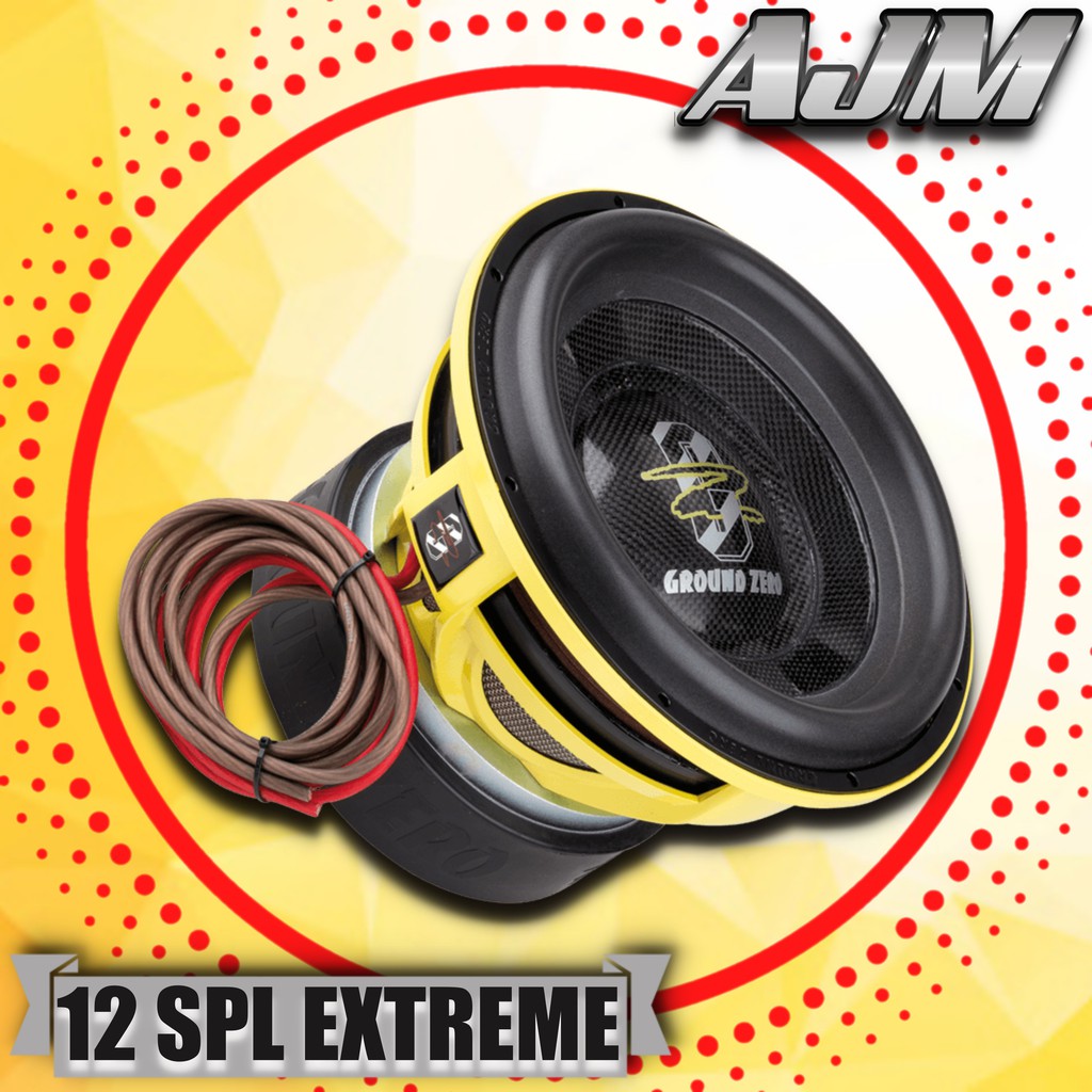 Jual Subwoofer GROUND ZERO PLUTONIUM SERIES GZPW 12 SPL EXTREME