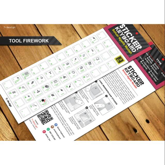 Jual Sticker Keyboard Firework - White | Shopee Indonesia