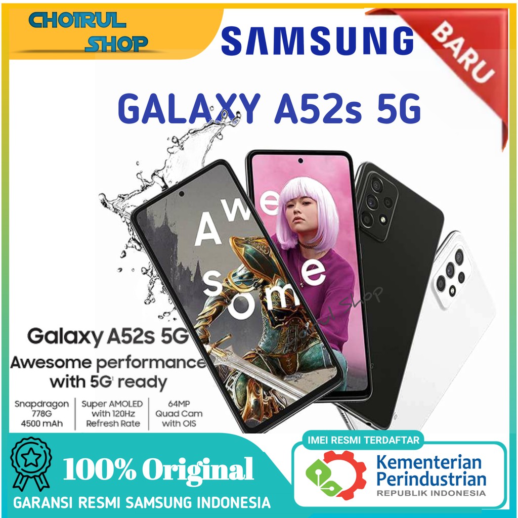 Jual Samsung Galaxy A52s 5G Smartphone 8/256 GB | Shopee Indonesia