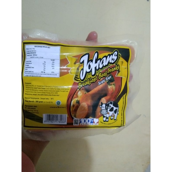 Jual Jofrans Sosis Breakfast Varian Sapi Gram Shopee Indonesia