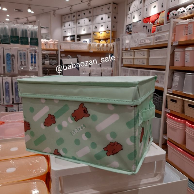 Jual MINISO Storage box / kain webarebears | Shopee Indonesia