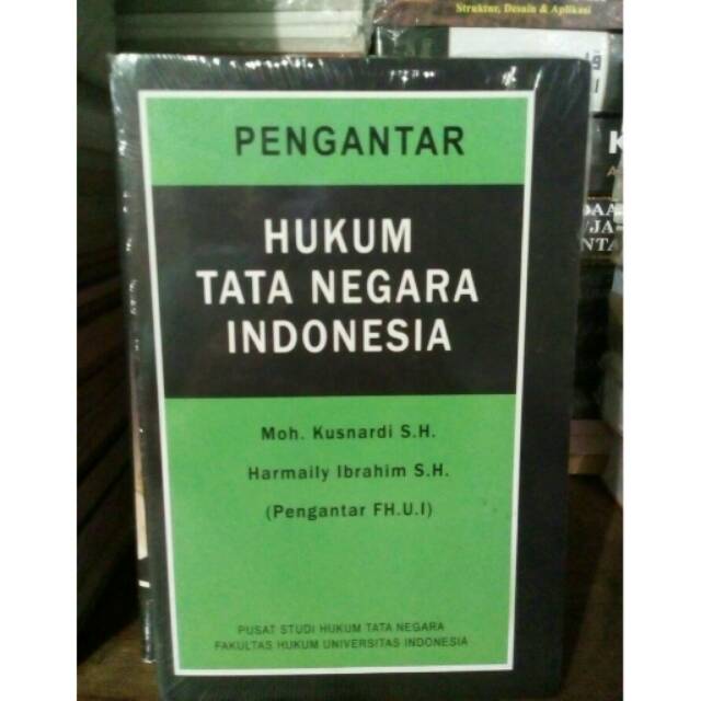 Jual Buku Pengantar Hukum Tata Negara Indonesia By Moh Kusnardi