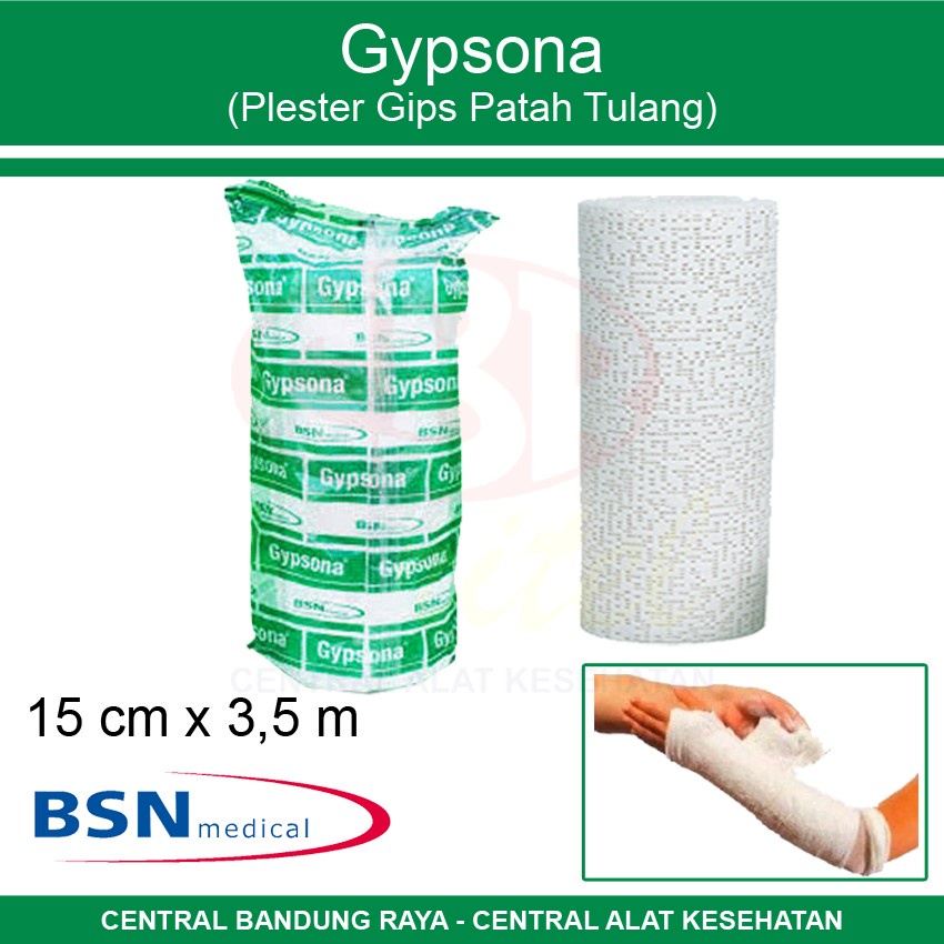 Jual GYPSONA 6 Inch | Pembalut Plaster Gips Patah Tulang | 15 cm x 3.5 ...